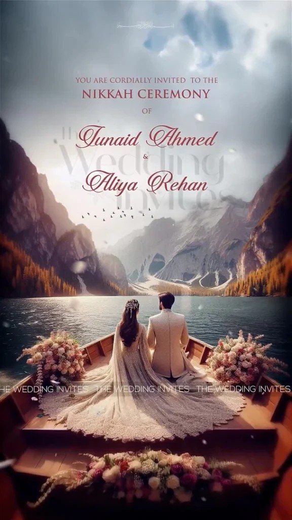 Boat Wedding Invitation | Animated Video