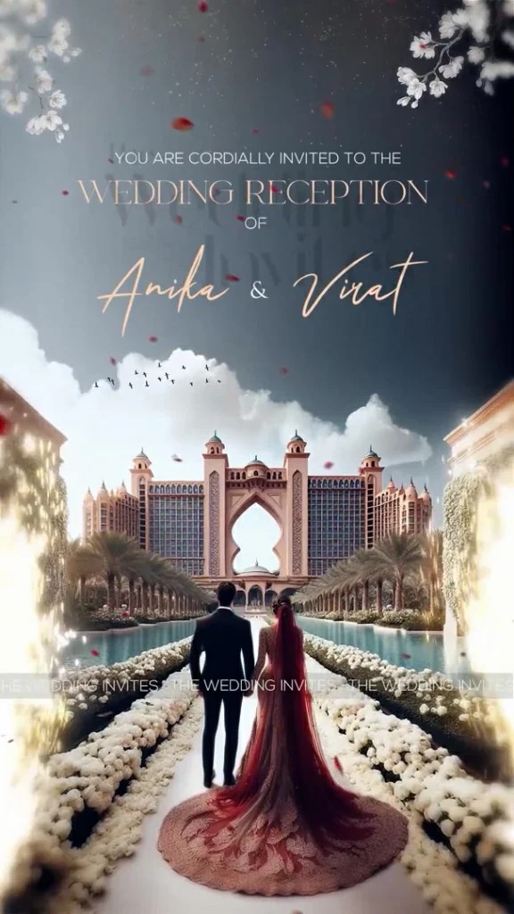Palm View Wedding Invitation | Animated Video