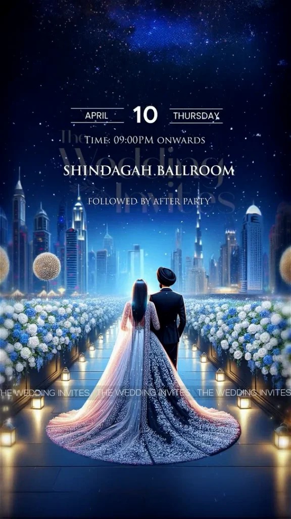 Ballroom Skyline Invitation | Animated Video