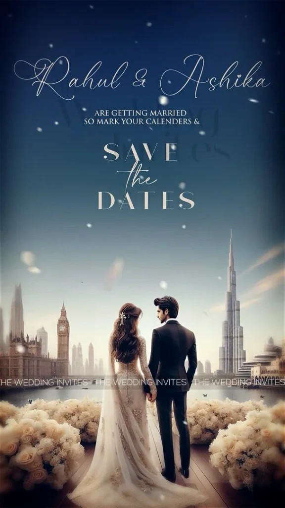 Save The Date Invitation | Luxury | Animated Video