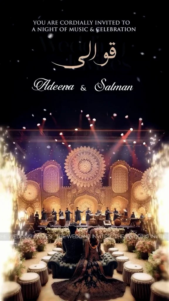 Qawali Night Invitation | Animated Video