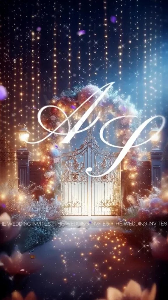Enchanted Gate Wedding Invitation | Animated Video