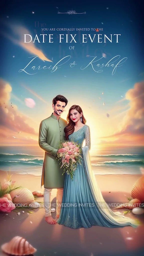 Save The Date Invitation | Beach Vibes