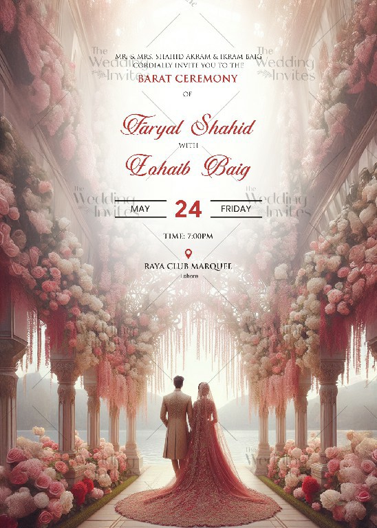 Elegant Wedding Invitation | Static Image