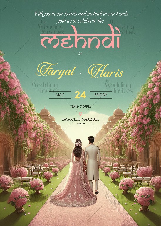 The Mehndi Edit Invitation | Static Image