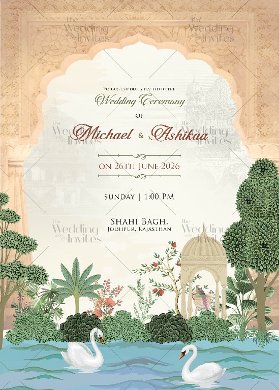 The Royal Barat Invitation | Static Image