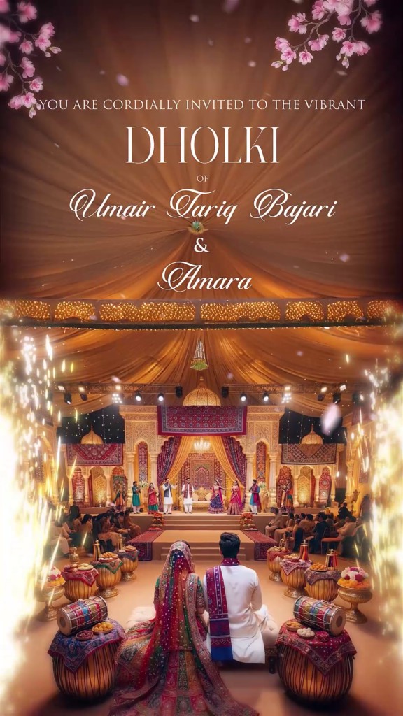 Sindhi Dholki Invitation | Cultural Vibe