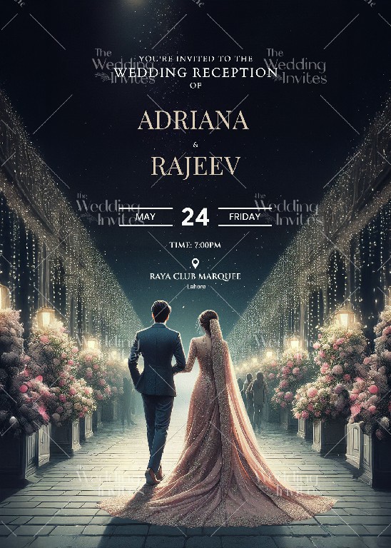 Reception Invitation | Static Image