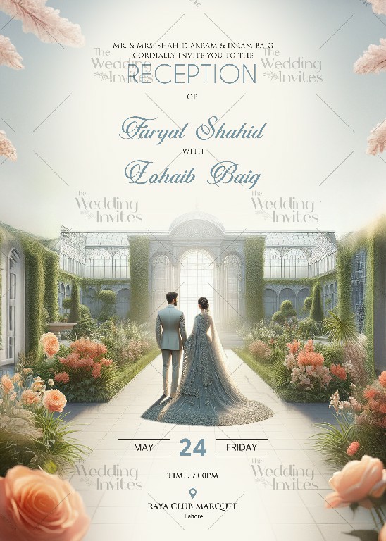 Garden Theme Invitation | Static image