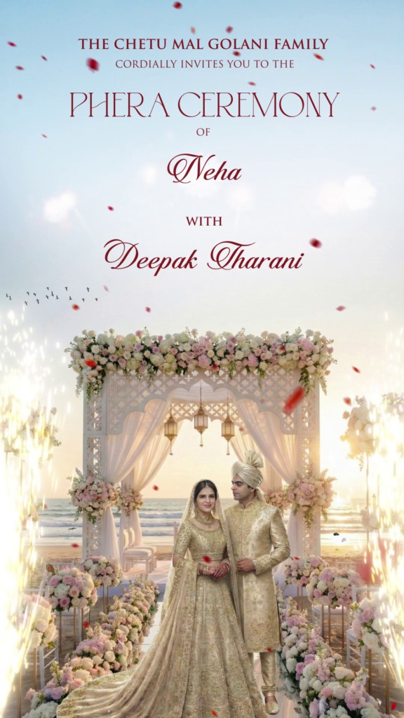 Phera Ceremony invitation | Tie The Soul