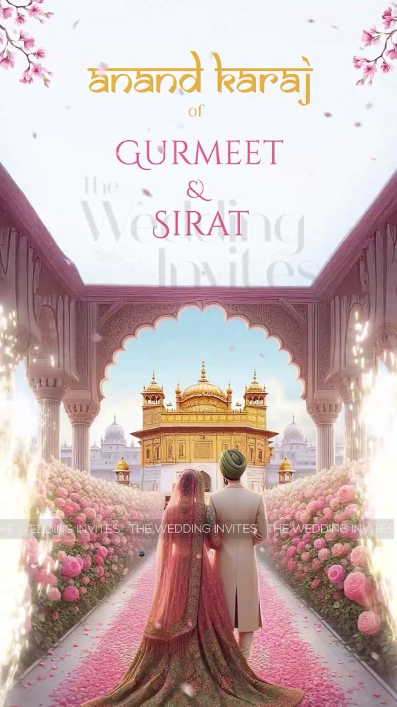 Anand karaj V2 Wedding Invitation | Animated Video