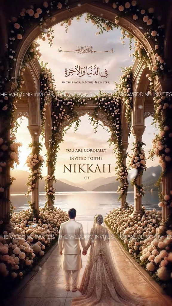 Nikkah Invitation | The Barakah Garden